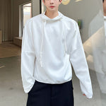Solid Color Pullover Half Turtleneck Sweater