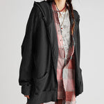 Zeagoo Women's Cardigan Zipper Sweater Loungewear Outerwear Hoodie Long Jacket