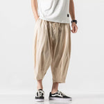 Summer Wide-Leg Crop Pants