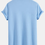 Short Sleeved V-Neck Ribbed Polo & Drawstring Ribbed Shorts