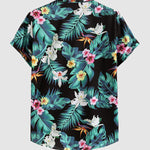 Men's Casual Print Floral Resort Style Short Sleeve Shirt