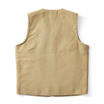 Retro Solid Color Casual Fleece Vest