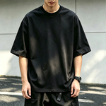300g Heavyweight Rounded Hem Loose-fitting T-shirt
