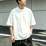 300g Heavyweight Rounded Hem Loose-fitting T-shirt