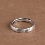 Buddha Stones Peace And Joy Copper Luck Wealth Ring