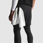 Men's Breathable Fake Two-Piece Trunks Sports Fitness Quick-Drying Casual Elastic  Pants