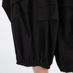 Women's Pleated Loose Casual Capri Pants