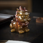 Buddha Stones Color Changing Small PiXiu Resin Tea Pet Wealth Home Figurine Decoration