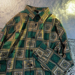 Retro Barklow Check Print Casual Shirt