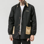 Loose Retro Print Jacket Cardigan Jacket