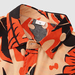 Men's Hawaiian Print Beach Casual Short Sleeve Shirt