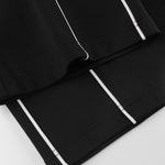 Wide Leg Pants With Side Stripes
