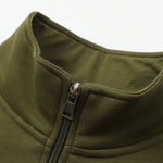 Teddy Lined Quarter Zip Sweatshirt