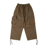 Loose Drawstring Wide-leg Pants