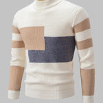 Men's Color Block Crew Neck Sweater