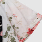 Men's Hawaiian Floral Patchwork Short Sleeve Shirt