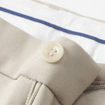 Warm Fleece-Lined Slim Fit Tapered Trousers