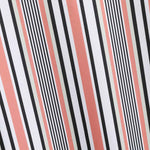 Men's color blocking striped printed casual shirt shorts set