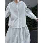 Women's Crew-Neck Casual Simple Shirt