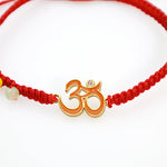 Buddha Stones Tibetan Handmade OM Mindfulness Red String Bracelet (Extra 30% Off | USE CODE: FS30)
