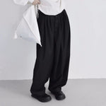 Multi-button Casual Loose Lantern Pants
