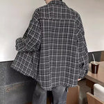 Retro Plaid Wool Casual Shirt