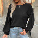 Zeagoo Long Sleeve Backless Hollow Knit Sweater for Women Casual Work Office Loose Fit 2026 | Under