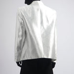 Double-breasted Casual Pleated Blazer