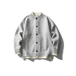Japanese Faux Two-piece Loose Casual Knit Cardigan
