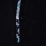 Men's Paisley Color Block Lapel Short Sleeve POLO
