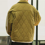 Quilted Gourd Shirt Style Cotton Jacket