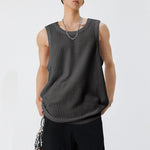 American Textured Loose Casual Vest
