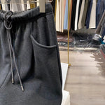 Two-tone Drawstring Casual Straight Leg Pants