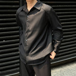 Black Casual Loose Shirt