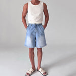 American Stretch Textured Sleeveless T-shirt