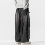 Loose Wide Big Pocket Straight Jeans