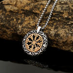 Nordic Rune Medallion Necklace