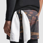 Men's Breathable Fake Two-Piece Trunks Sports Fitness Quick-Drying Casual Elastic  Pants