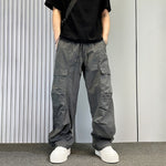 American Loose Straight Wide-leg Scimitar Overalls