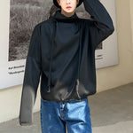 Solid Color Pullover Half Turtleneck Sweater