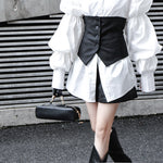 Adjustable Waist Half Suit Vest