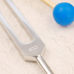 Tuning Fork 432HZ Aluminum Alloy with Hammer for Mind and Spirit Healing