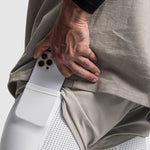 Men's Sports Fake Two-piece Double-layer Multi-pocket  Drying Sweat-wicking Breathable Causal Running Fitness Shorts