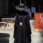 Dark Cape Two-way Wear Irregular Cape Skirt