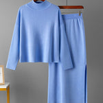Zeagoo Women's Casual Loose Fashion Long Skirt Two-piece Set