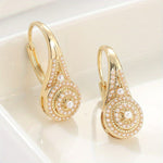 Elegant Pearl Bloom Earrings