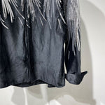 Embroidered Sequin Shirt