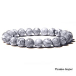 Natural Agate Stone Crystal Balance Beaded Bracelet