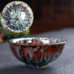 Buddha Stones Colorful Ceramic Teacup Home Office Tea Cups