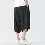 Stripe Lantern-shaped Loose-fitting Low-cut Baggy Pants